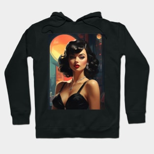 Noir Femme Fatale 1940’s (version 1) Hoodie